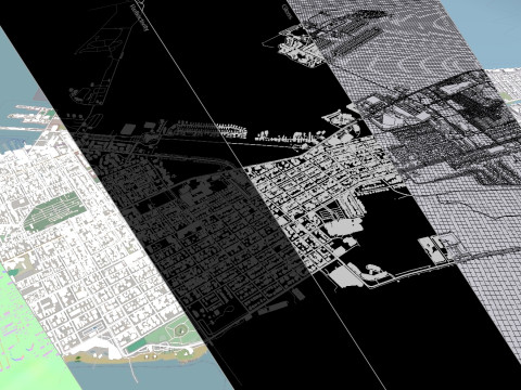 Cityscape Key West Florida United States 3D 모델