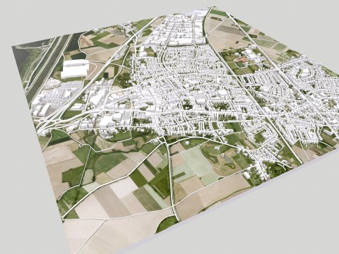 Cityscape Echt Netherlands Modelo 3D