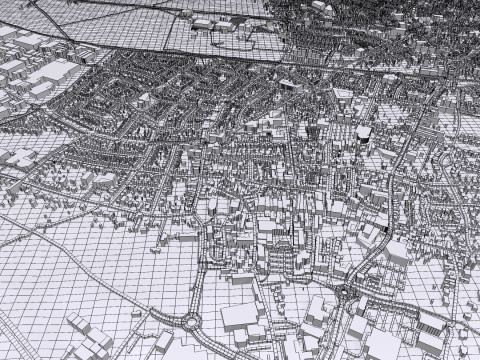Cityscape Echt Netherlands Modelo 3D