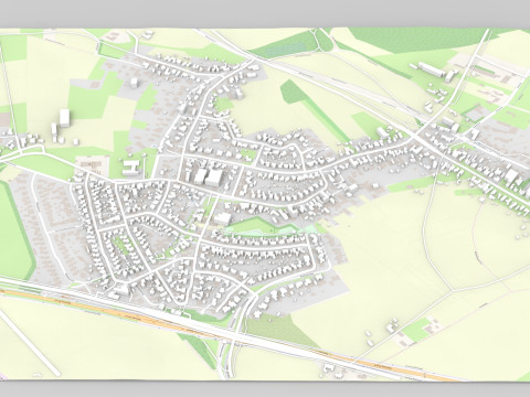 Cityscape Sint Joost Netherlands 3D Model