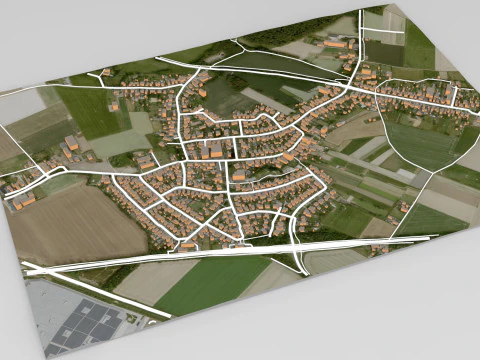Cityscape Sint Joost Netherlands 3D Model
