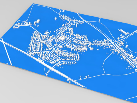 Cityscape Sint Joost Netherlands Model 3D