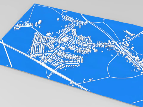 Cityscape Sint Joost Netherlands 3D Model