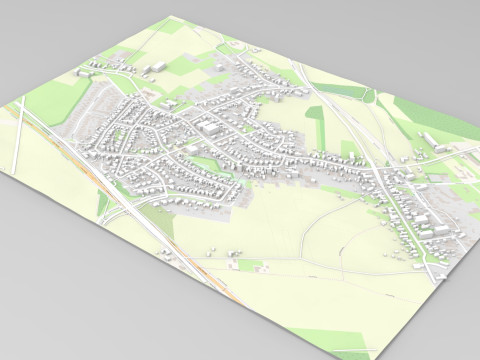 Cityscape Sint Joost Netherlands Model 3D