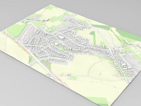 Cityscape Sint Joost Netherlands 3D Model