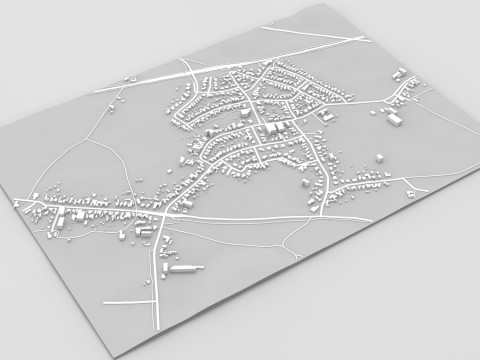 Cityscape Sint Joost Netherlands Model 3D