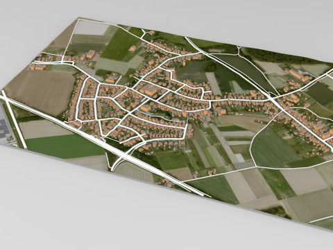 Cityscape Sint Joost Netherlands Model 3D