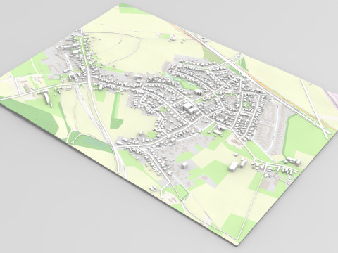 Cityscape Sint Joost Netherlands Model 3D