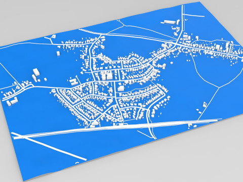 Cityscape Sint Joost Netherlands Model 3D