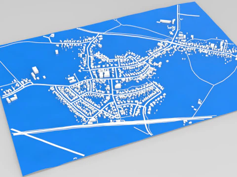 Cityscape Sint Joost Netherlands 3D Model