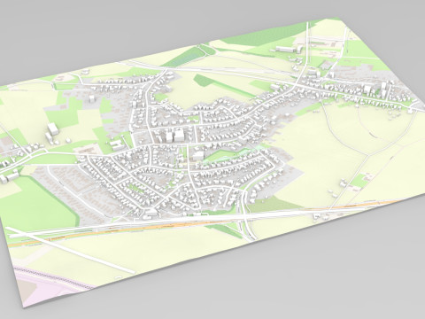 Cityscape Sint Joost Netherlands Model 3D