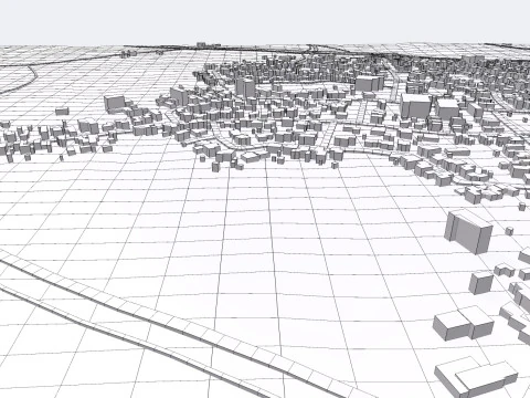 Cityscape Sint Joost Netherlands 3D Model