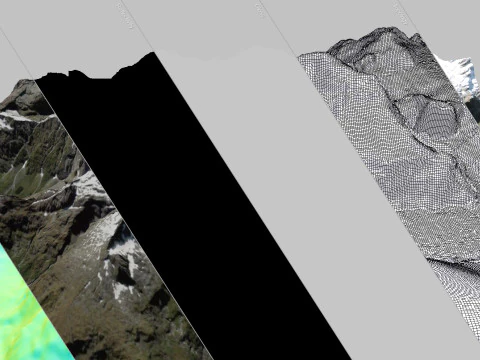Monte Tutoko Nova Zel&acirc;ndia Modelo 3D