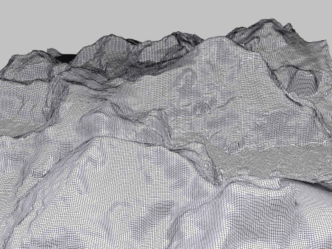 Mount Tutoko New Zealand 3D 模型
