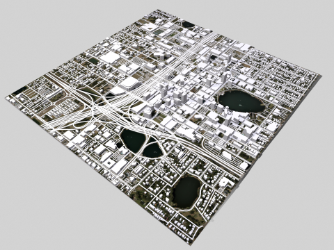 Cityscape Orlando Florida USA 3D Модель