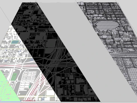 Cityscape Orlando Florida USA 3D Model