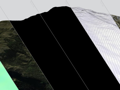 Mount Crichton New Zealand 3D 모델