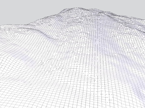 Mount Crichton New Zealand 3D 모델