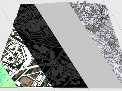 Cityscape Seoul South Korea 3D Model
