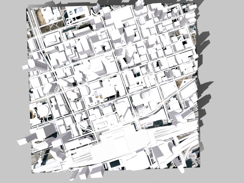Cityscape Toronto Canada Modello 3D