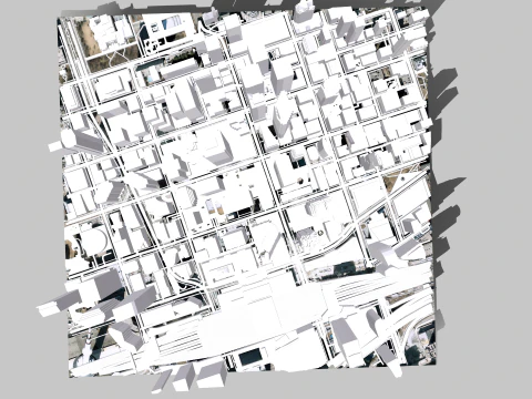 सिटीस्केप टोरंटो कनाडा 3D मॉडल