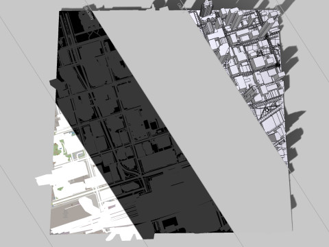 Cityscape Toronto Canada Modello 3D