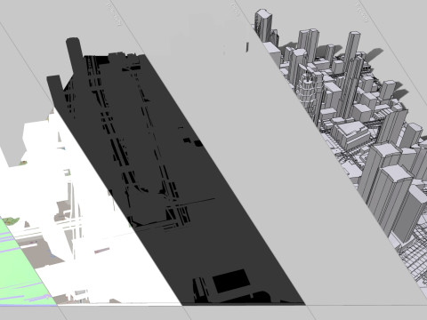 Cityscape Toronto Canada Modello 3D