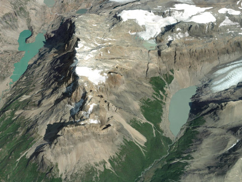 Mount Cerro Aniversario Patagonia Argentina 3D Model