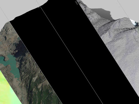Mount Cerro Aniversario Patagonia Argentina 3D Model