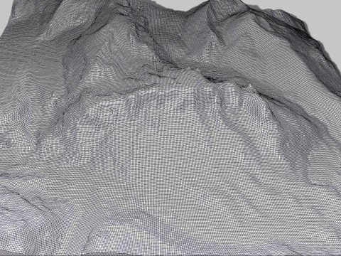 Mount Cerro Aniversario Patagonia Argentina 3D Model