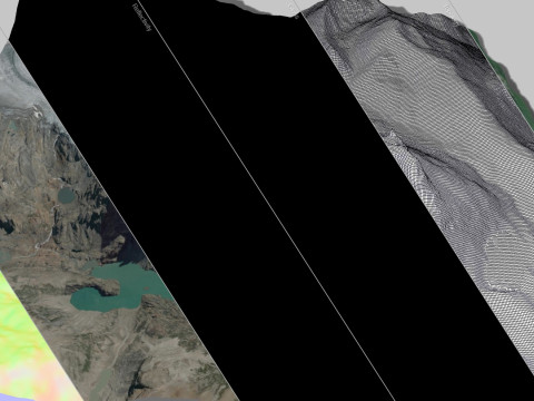 Mount Cerro Aniversario Patagonia Argentina 3Dモデル