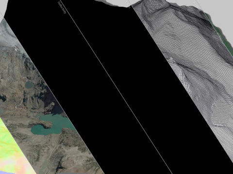 Mount Cerro Aniversario Patagonia Argentina 3D Model