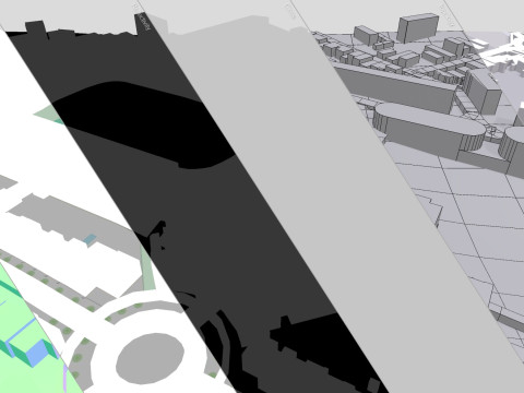 Chaban Delmas Stadium Bordeaux France 3D Модель