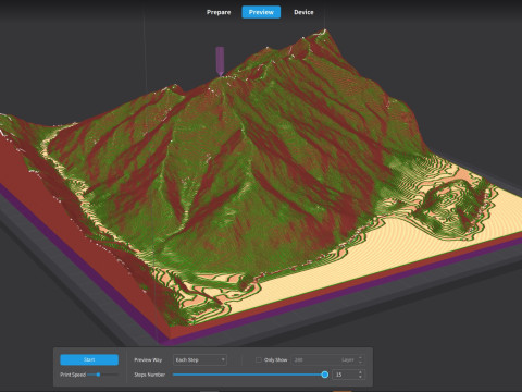 Mount Walter Peak Queenstown New Zealand 3Dモデル
