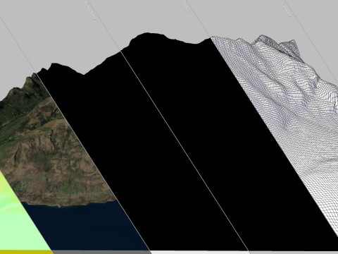 Mount Walter Peak Queenstown New Zealand 3Dモデル