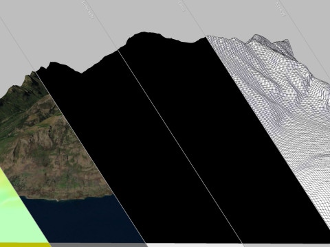 Mount Walter Peak Queenstown New Zealand 3Dモデル