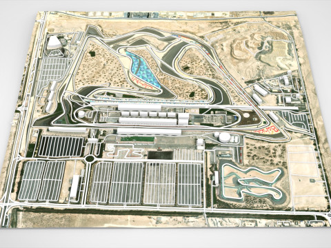 The Bahrain International Circuit 3D Модель