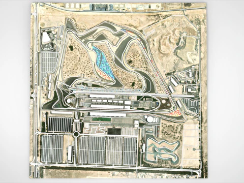 The Bahrain International Circuit 3D Model