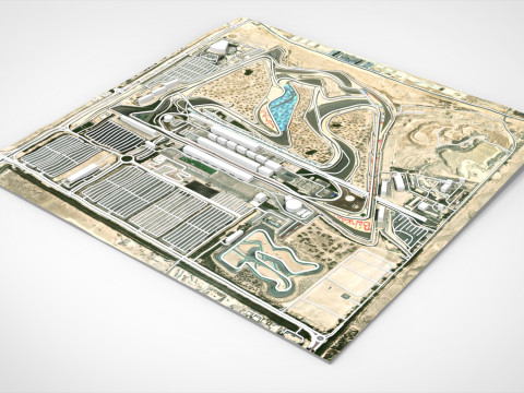 The Bahrain International Circuit 3Dモデル