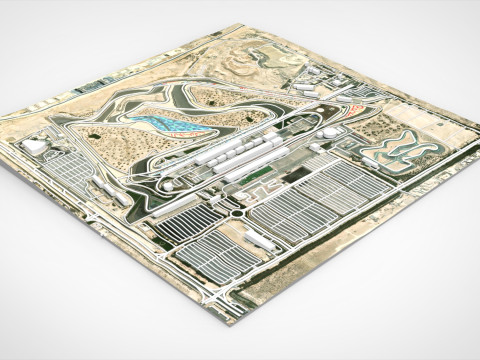 The Bahrain International Circuit 3Dモデル