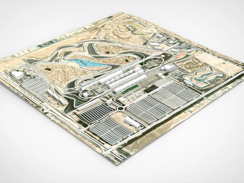 The Bahrain International Circuit 3D Model