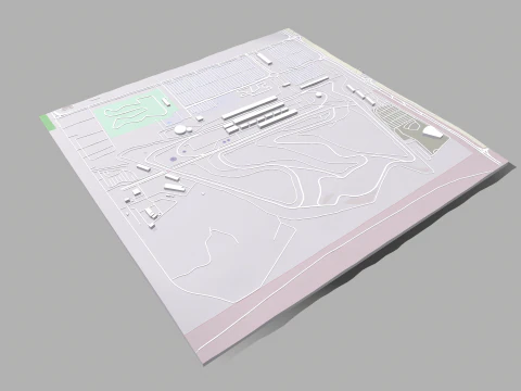 The Bahrain International Circuit 3D Model