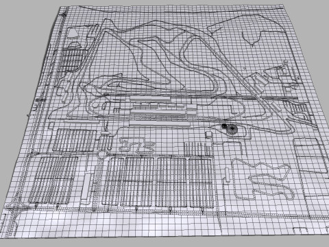 The Bahrain International Circuit 3Dモデル