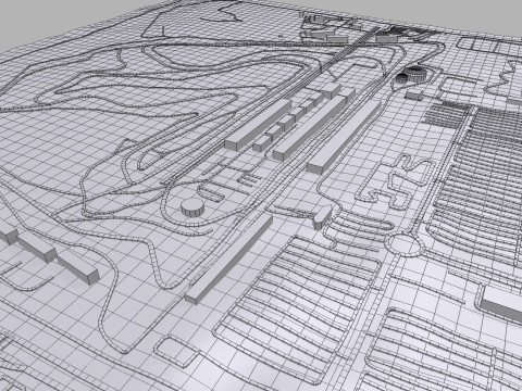 The Bahrain International Circuit 3Dモデル