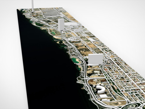 Jeddah City Circuit 3D Модель