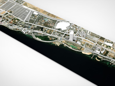 Jeddah City Circuit Model 3D