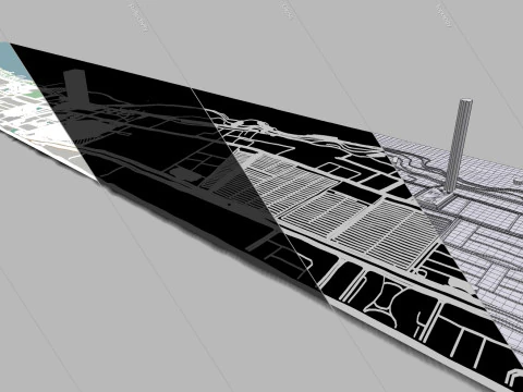 Jeddah City Circuit 3D Model
