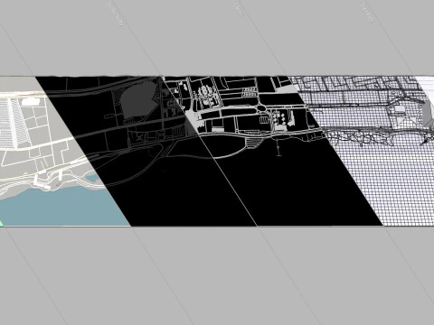 Jeddah City Circuit 3D Model