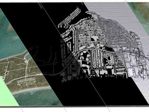 Cityscape Key Biscayne Florida United States 3D Model