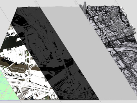 Cityscape Melbourne Australia 3Dモデル